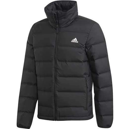 Kurtka męska Adidas w sportowym stylu czarna na zimę 