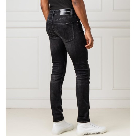 Calvin Klein jeansy męskie czarne casual 