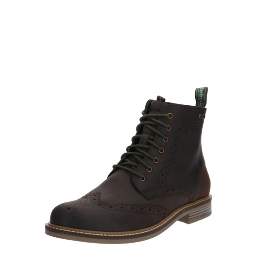 Buty zimowe męskie Barbour ze skóry 