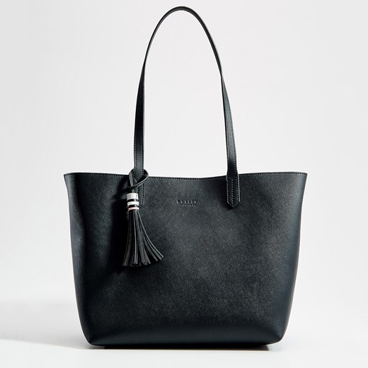 Shopper bag Mohito matowa elegancka na ramię z frędzlami 