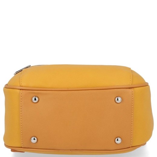 Uniwersalny Plecak Damski w rozmiarze XL firmy David Jones Żółty (kolory)  David Jones  PaniTorbalska