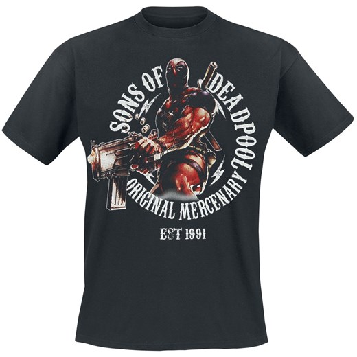 Deadpool - Original Mercenary - T-Shirt - czarny  Deadpool L EMP