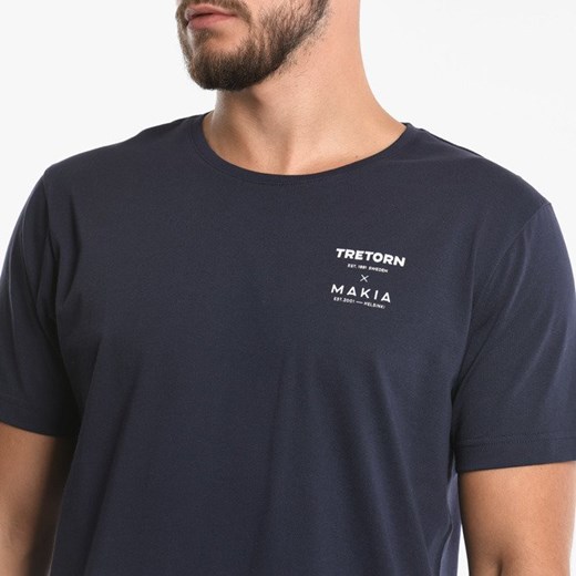 T-shirt męski Makia z krótkimi rękawami gładki 