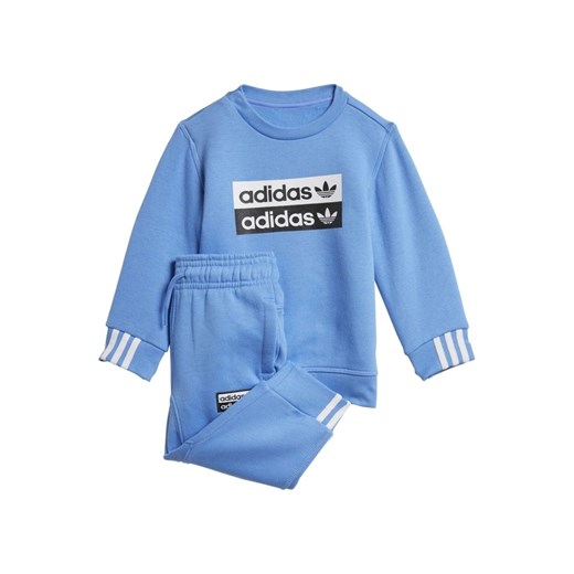 Odzież dla niemowląt Adidas Originals niebieska chłopięca z dzianiny 