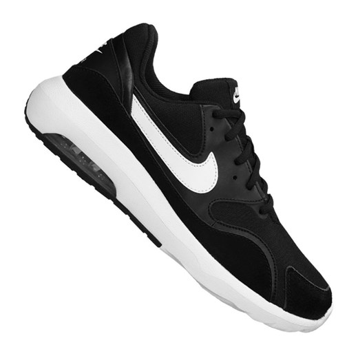 Czarne buty sportowe męskie Nike na jesień skórzane 