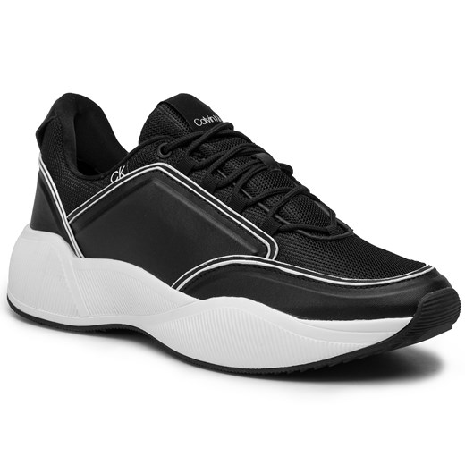 Sneakersy CALVIN KLEIN - Bradie B4E1955 Black/White Calvin Klein  41 eobuwie.pl