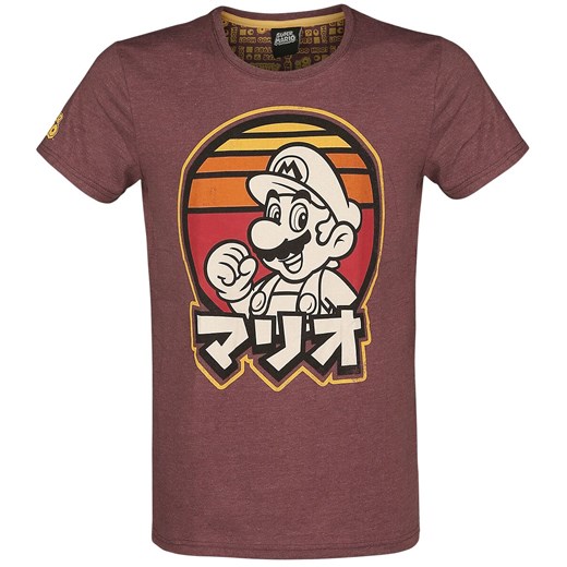 Super Mario t-shirt męski z krótkimi rękawami 