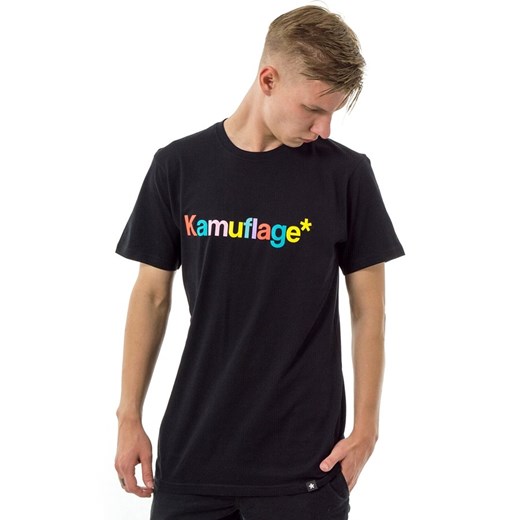 Koszulka męska Kamuflage* t-shirt Candy Full black Kamuflage*  XL matshop.pl