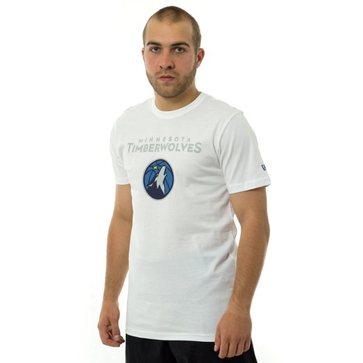 Koszulka męska New Era t-shirt Team Logo Minnesota Timberwolves white