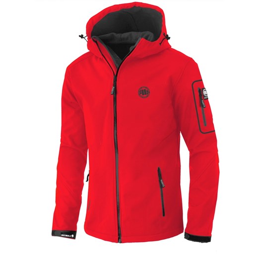 Kurtka z kapturem Pit Bull Softshell Midvale Red (527016.4500)