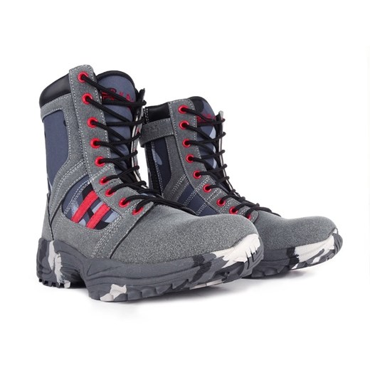 buty Double Red Blue/Grey Camo (DR3014)