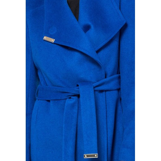 Płaszcz damski Monnari niebieski z wełny casual 