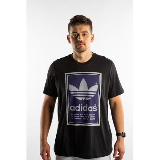 Koszulka adidas Filled Label ED6936 BLACK/COLLEGIATE PURPLE Adidas  L wyprzedaż eastend 