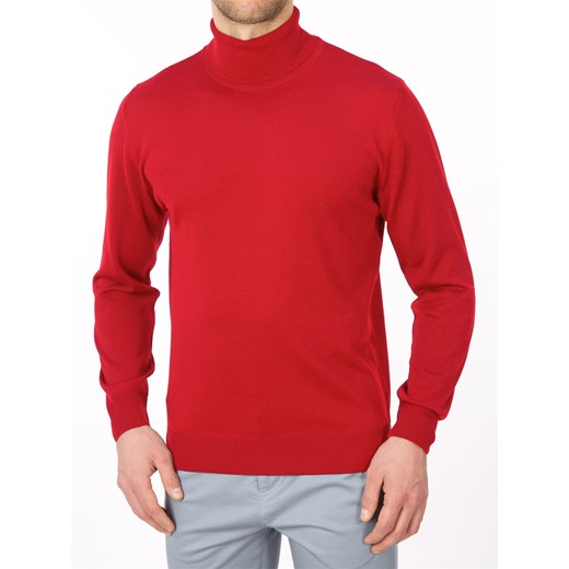 Sweter męski czerwony Lanieri 
