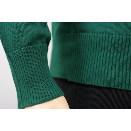 Sweter bawełniany Brave Soul SWBRS2013DALIDGREEN jegoszafa-pl zielony klasyczny