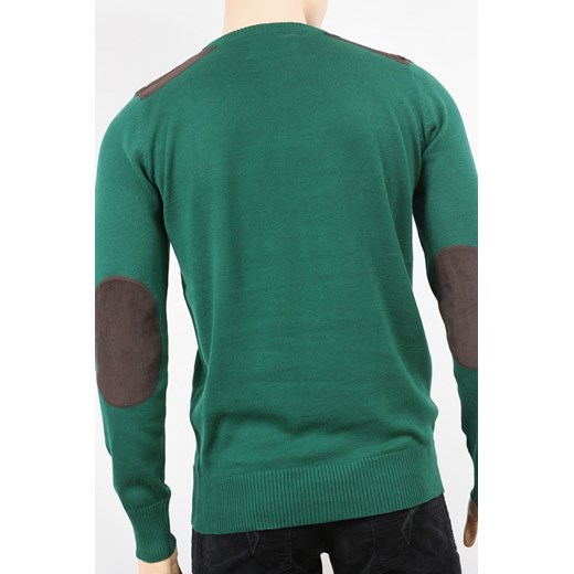 Sweter bawełniany Brave Soul SWBRS2013DALIDGREEN jegoszafa-pl zielony markowy