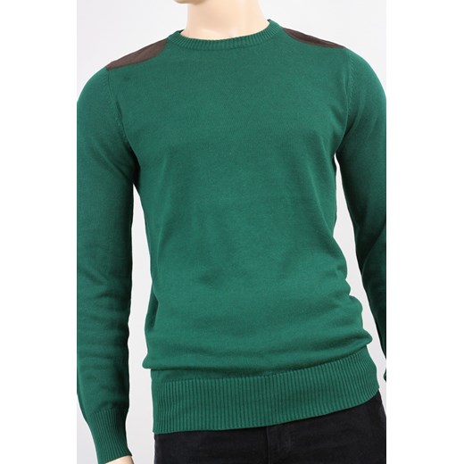 Sweter bawełniany Brave Soul SWBRS2013DALIDGREEN jegoszafa-pl zielony bawełniane