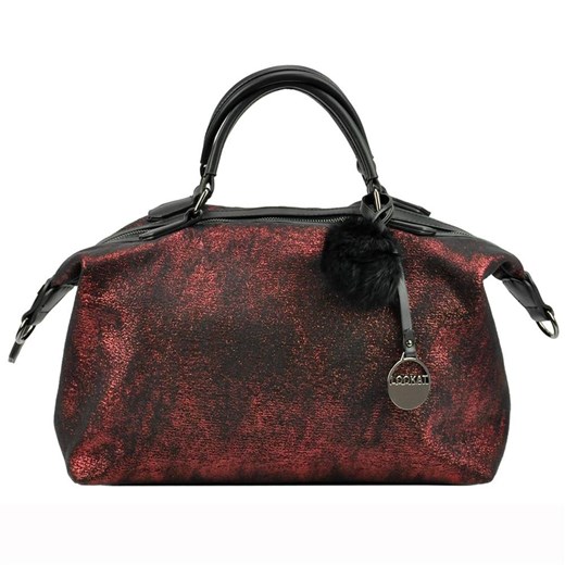 Shopper bag Lookat do ręki czerwona matowa 