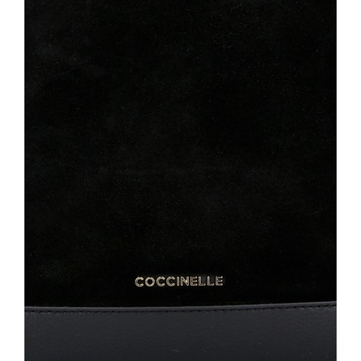 Shopper bag Coccinelle ze skóry bez dodatków 