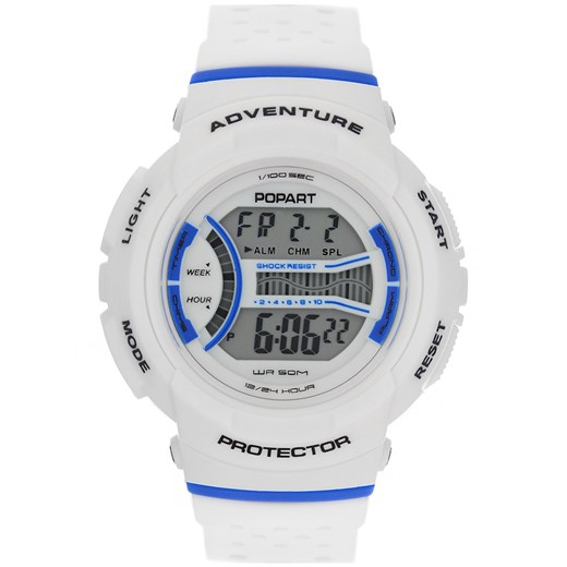 Zegarek dziecięcy Popart POP 988 - biały multi-led Popart   alleTime.pl