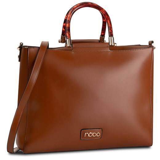 Shopper bag Nobo matowa duża do ręki bez dodatków 