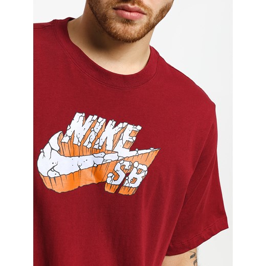 Koszulka sportowa Nike z napisami z bawełny 