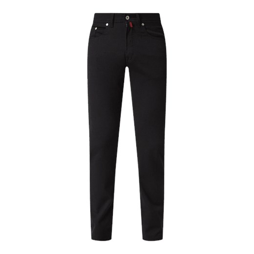 Spodnie o kroju modern fit z 5 kieszeniami z tkanym wzorem Pierre Cardin  34/32 Peek&Cloppenburg 