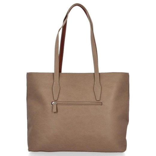 Shopper bag David Jones duża matowa na ramię 