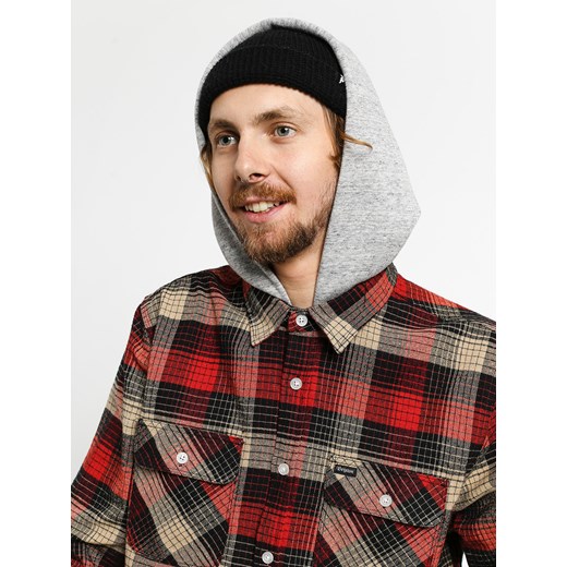 Koszula Brixton Bowery HD Flannel Ls (red/black combo)  Brixton L SUPERSKLEP