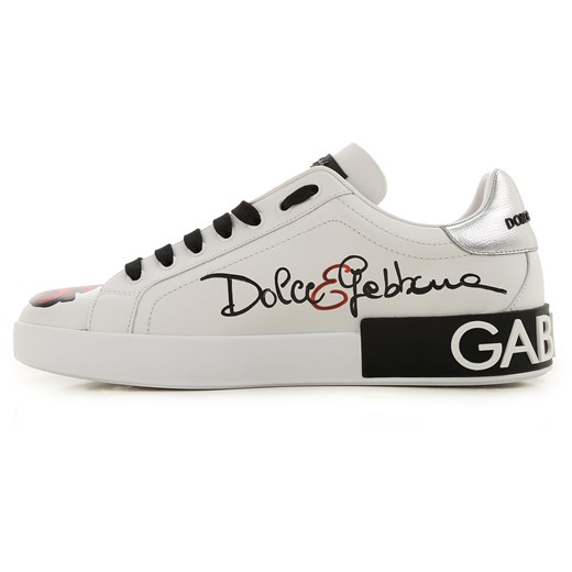 Dolce & Gabbana Trampki dla Mężczyzn Na Wyprzedaży, biały, Skóra, 2019, 40 43