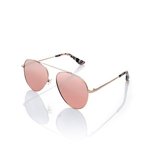 Starlite damskie okulary przeciwsłoneczne Naomi Campbell, metaliczne okulary przeciwsłoneczne złote, 56 sprawdź dostępne rozmiary Amazon
