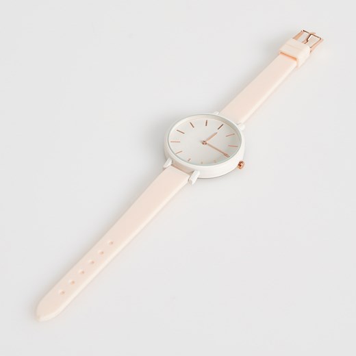 Sinsay - Różowy zegarek - Różowy Sinsay  One Size 