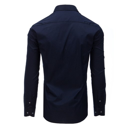 Koszula męska Dstreet z kołnierzykiem button down z długimi rękawami