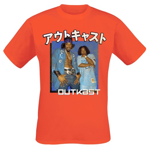 T-shirt męski Outkast pomarańczowa 