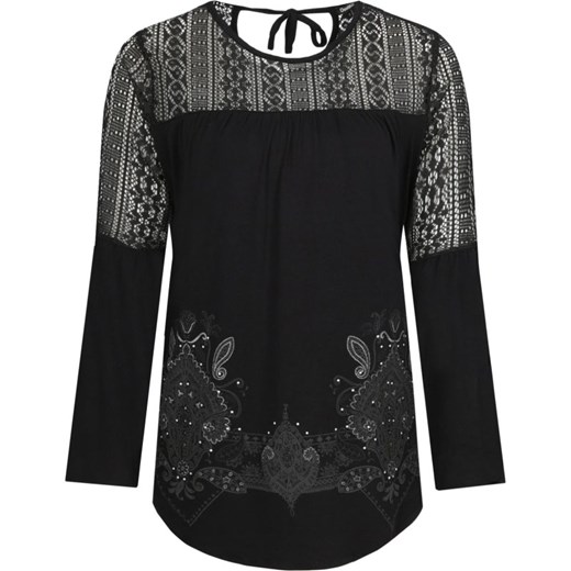 Desigual Koronkowa bluzka IVANA | Loose fit Desigual  XS Gomez Fashion Store
