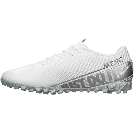 Buty sportowe męskie białe Nike Football mercurial wiązane skórzane 