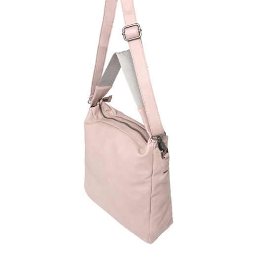 Różowa shopper bag Fritzi Aus Preußen w stylu młodzieżowym ze skóry 
