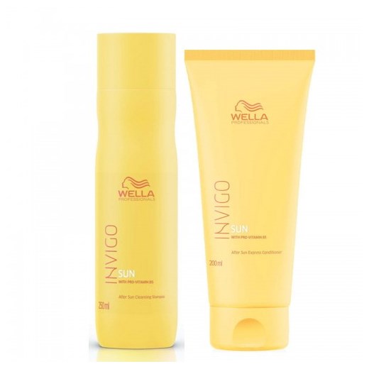 Wella Invigo Sun zestaw do włosów po kąpieli słonecznej | szampon, odżywka  Wella Professionals  friser.pl