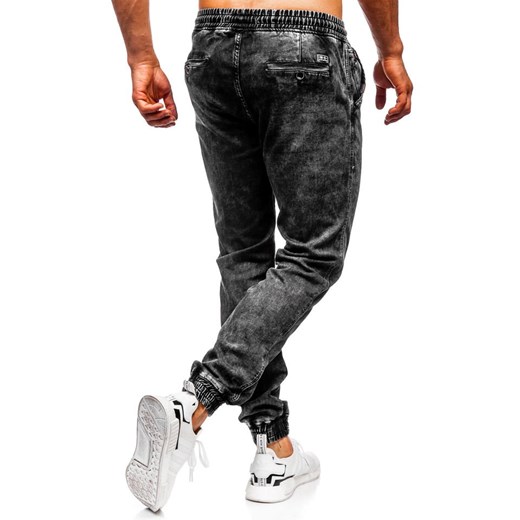 Denley jeansy męskie czarne 