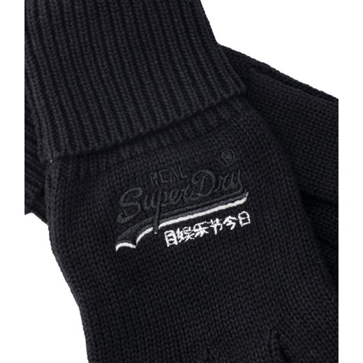 Rękawiczki Superdry czarne 