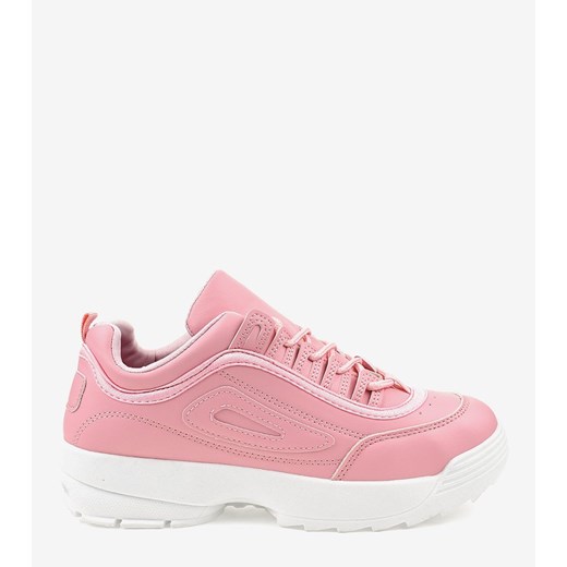 Różowe obuwie sportowe sneakersy GL808