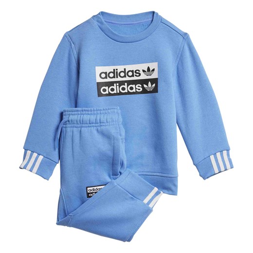 Niebieska odzież dla niemowląt Adidas z poliestru chłopięca 