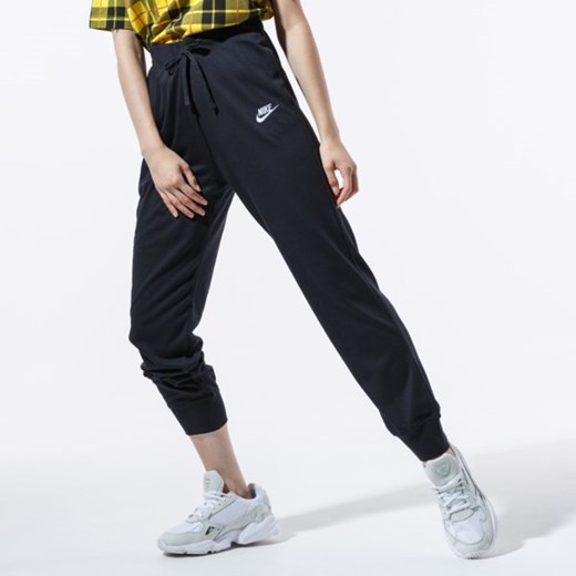 Czarne spodnie damskie Nike w sportowym stylu 