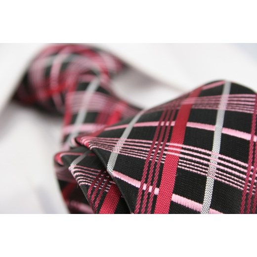 Modny krawat Angelo di Monti KRADM0832 jegoszafa-pl fioletowy efektowne
