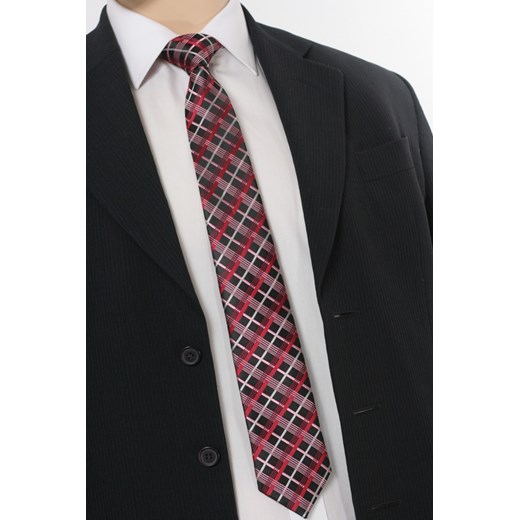 Modny krawat Angelo di Monti KRADM0832 jegoszafa-pl fioletowy klasyczny