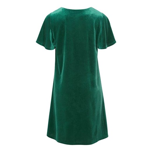 Sukienka zielona Cellbes z krótkimi rękawami na co dzień mini 