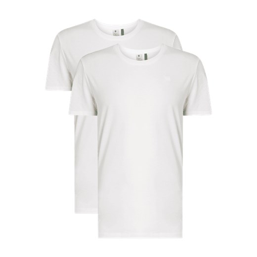 T-shirt z bawełny w zestawie 2 szt. G-Star Raw  XL Peek&Cloppenburg 