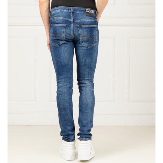Niebieskie jeansy męskie Versace Jeans 