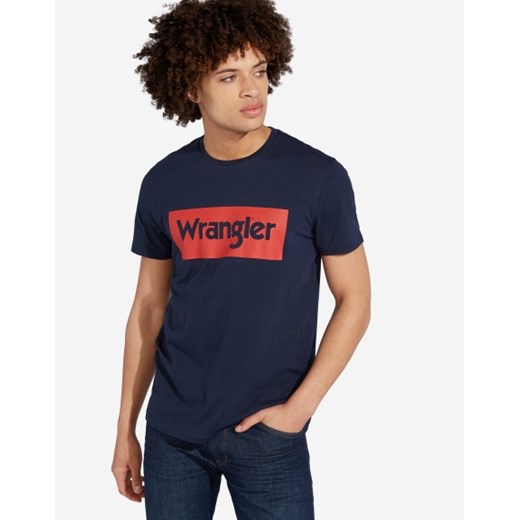 T-shirt Męski Wrangler SsLogo Tee W742FK114  Wrangler XXL SMA Wrangler