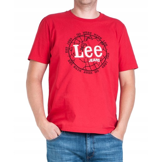 T-shirt Lee World Tee L64BFEKG Warp Red Lee  M SMA Lee